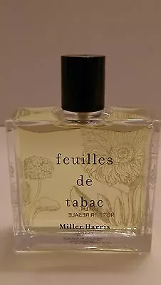 Miller Harris Feuilles De Tabac 3.4 Oz / 100 Ml Eau De Parfum Spray-new- Unboxed • $98