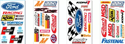 Ford Racing Decals Stickers  Race   Vinyl  FREE SHIP • $14