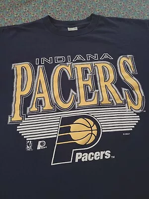 Vintage 90's Indiana Pacers Shirt Size Large Competitor • $35
