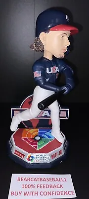 Bobby Witt Jr. 2023 Wbc Alternate Team Usa Jersey Bobblehead Foco Nib Kc Royals • $59.99