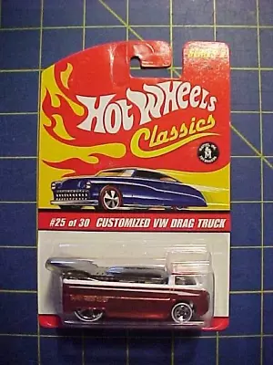 2005 1/64 Hot Wheels Classics Customized Vw Drag Truck! Series 2!  Nip  Orange • $8.95