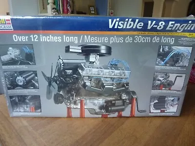 REVELL VISIBLE V8 ENGINE MODEL KIT 1:4 SCALE  85-8883 Factory Sealed 2014 • $128.23