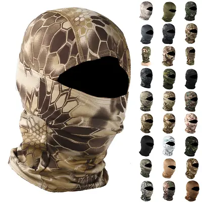Balaclava Hood Ninja Outdoor Camouflage Military Tactical Gear Full Face Mask • $3.99