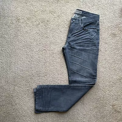 Express Jeans Mens 33x34 Kingston Classic Fit Straight Leg Grey • $7.95