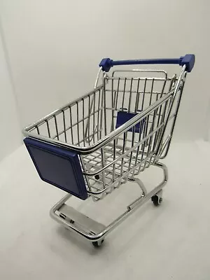 Mini Grocery Cart Miniature Supermarket Handcart Shopping Utility Cart Storage • $14.95