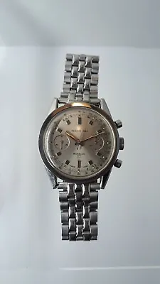 VTG Waltham Mens 37mm Steel Chronograph Watch Silver Dial Valjoux 7733 -FPOR   • $800