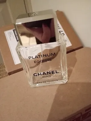 Chanel Platinum Egoiste 100ml Empty Bottle • £6.50