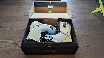 Men's Burton Swath BOA® Snowboard Boots Mushroom UK 10 Used Once • £180