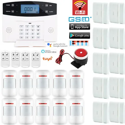 D07 WiFi Tuya APP Wireless Smart Home Security Alarm Burglar System+Alexa+Google • $248.99