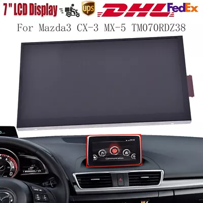 7 Inch LCD Display For Mazda3 CX-3 MX-5 TM070RDZ38 GPS Navigation • $43.69