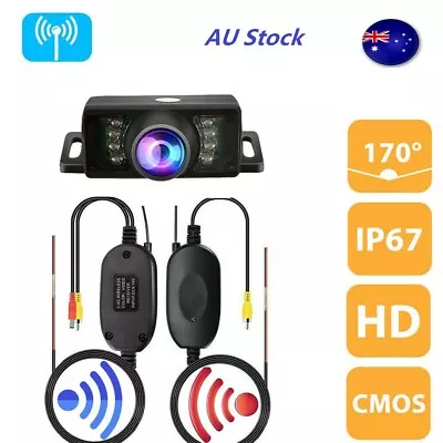 2.4G Wireless Car Reverse Rear View Backup Camera 7 IR Night Vision Parking Kit • $28.99