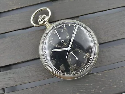 40s Vintage WW2 Dugena Chronograph Minerva Cal 19-9CH Military Kriegsmarine Rare • $1429