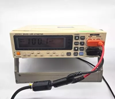 HIOKI 3540- Milli-Ohmmeter HiTester  W/ Leads And AC Adapter-Tested And Working! • $425