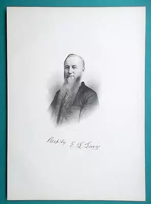 COLONEL  BOLLY  LEWIS Cincinnati Gibson House Proprietor - 1881 Portrait Print • $22