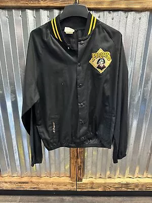 Vintage Pittsburgh Pirates Authentic Majestic  SnapUp Lightweight Jacket US Made • $24.99