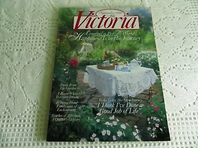  Victoria Magazine September 1992  Creating A Private World • $10