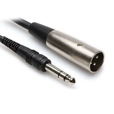 Hosa STX-100M Balanced Cable XLR Male To 6.5mm 1/4  Jack Lead Plug  • £5.60