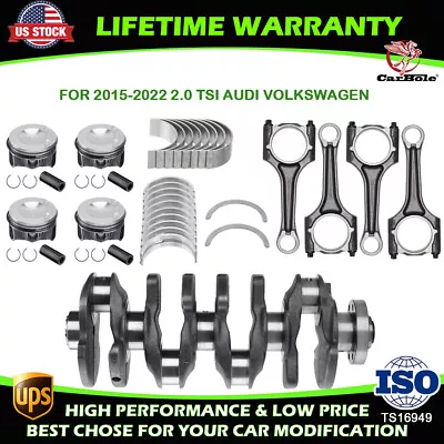 Engine Overhaul Rebuild Kit Crankshaft For 15-22 2.0 TSI Audi A4 A6 Q5 Q7 VW GTI • $148.74