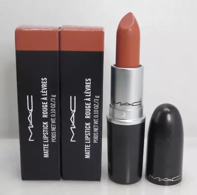 Mac Retro Matte Lipstick # 617 Velvet Teddy 0.10 Oz - Lot Of 2 • $28