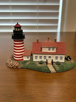 Danbury Mint Historic American Lighthouses WEST QUODDY HEAD LIGHTHOUSE 1992 • £19.28