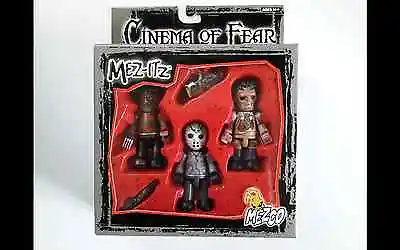 CINEMA OF FEAR MEZ-ITZ Leatherface FREDDY Krueger JASON Voorhees HALLOWEEN Mezco • $29.99