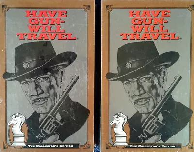 Have Gun Will Travel - Richard Boone - (2) Vhs Lot - 8 Episodes - Still Sealed • $19.95