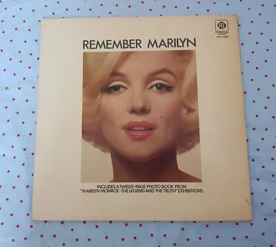 Remember Marilyn Monroe LP Vinyl 1973 PYE Records NSPH28500 No Booklet Insert • £10