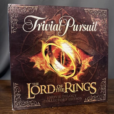£64.58 • Buy Trivial Pursuit The Lord Of The Rings Board Game Movie Trilogy Collector Edition