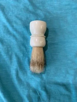 Vintage Made Rite Shaving Brush Pure Bristle 100 Old Made In USA Bakelite • $14