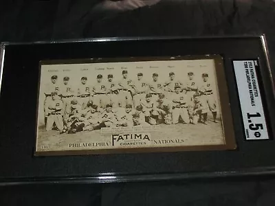 1913 T200 FATIMA PHILADELPHIA PHILLIES NATIONALS TEAM SGC 1.5 Fair • $455