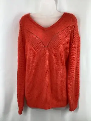 £25 • Buy Miss By Captain Tortue Red Mohair Blend Jumper UK M