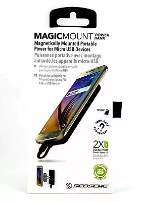 $1.88 • Buy SCOSCHE MAGICMOUNT Power Bank External Battery Charger For Micro USB Devices