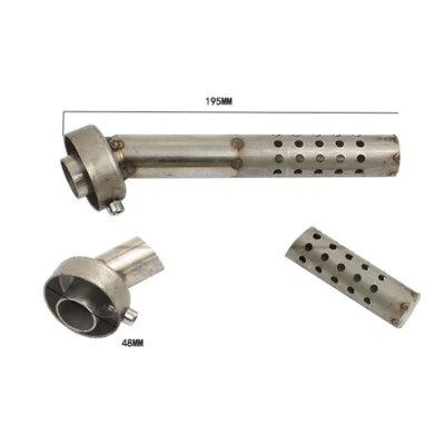 48mm Motorcycle Angled Exhaust Muffler Insert Baffle Can Bend DB Killer Silencer • $14.69