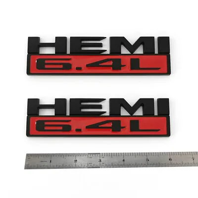 2x OEM 2019 Ram 2500 3500 Badge 4500 5500 Fender 6.4L Hemi Emblem 68358557AA • $35.54