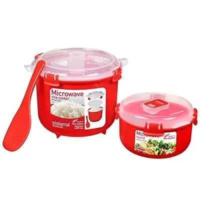 Sistema Microwave Rice Cooker And Steamer Bowl For Vegetables With Steam  • $47.27