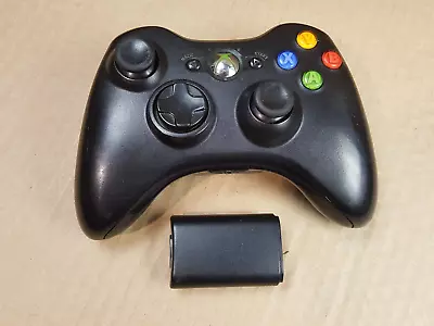 Xbox 360 Black Wireless Controller Model 1403 Preowned Untested Parts And Repair • $10