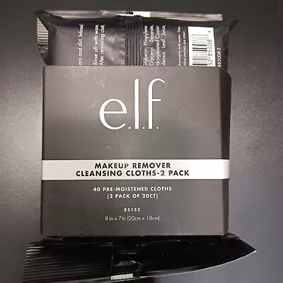 E.l.f. Makeup Remover Cleansing Cloths- 20- Single Pack -FREE SHIPPING-- • $9