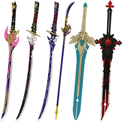 Genshin Impact Style Foam Swords Cosplay Halloween Beelzebul Baal's Mistsplitter • £19.95