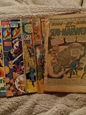 Marvel's Greatest Comics 7 Issue Fantastic Four Silver Bronze Age Lot Run Set... • $35.16