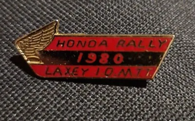 £9.99 • Buy Honda Owners Club Rally 1980, Laxey IOM TT Motorcycle Vintage Enamel Biker Badge