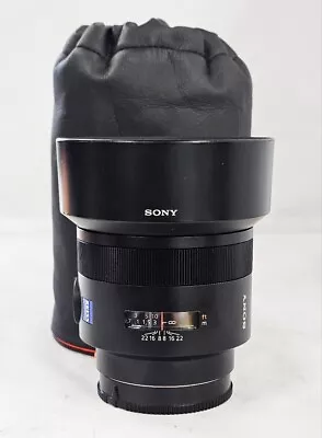 #Sony ZEISS Planar T 50mm F/1.4 SSM Lens (SONY/Minolta A Mount) S/N 0183564 • $499.99