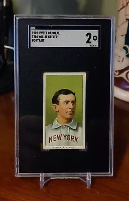 T206 Sweet Caporal 150 30 WILLIE KEELER Portrait Centered!HOF SGC 2 • $465