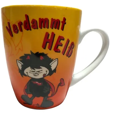 Vtg 90s NICI Verdammt Heib Dammed Hot Little Devil Porcelain Coffee Tea Mug • $17.09