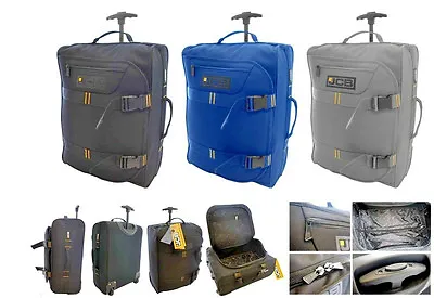 £29.99 • Buy Jcb Lightweight Wheeled Flight Cabin Travel Bag Suitcase Hand Luggage Holdall