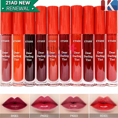 ETUDE HOUSE Dear Darling Water Gel Tint 5g Lip Stain 10 COLOR Korea Cosmetic • $13.82