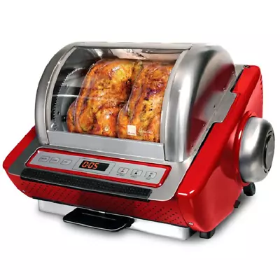 Ronco ST5250RDGEN EZ-Store 7.5 Qt. Red Rotisserie Oven • $177