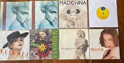 Madonna - Lot Of 8 Euro 7  Singles • $30