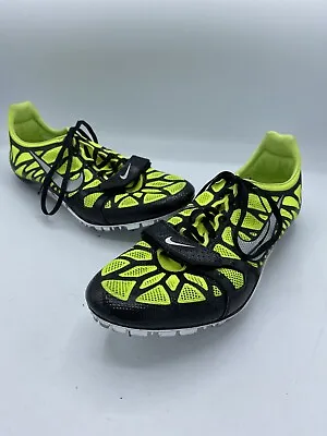 £25.55 • Buy Nike Track And Field Running Shoes Womens 11 USA 429931-700 Yellow Black 45 EUR 