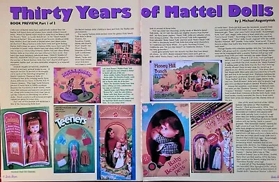 9pg History Article & Pics 30 Years Of Mattel Dolls Part 1 & 2 - Monkees Twiggy • $12.99