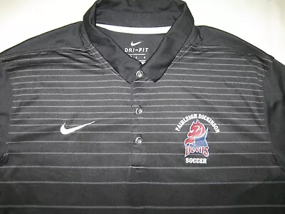Fairleigh Dickinson University Devils Knights Soccer Polo Shirt FDU Nike Men's L • $23.99